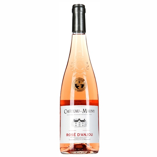 Вино сортовое полусладкое розовое "Каберне дАнжу. Шато де Мони" креп 11%, емк  0,75л
