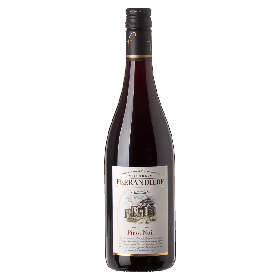 Феррандьер Пино Нуар, 0.75л., Красное, Сухое, вино
