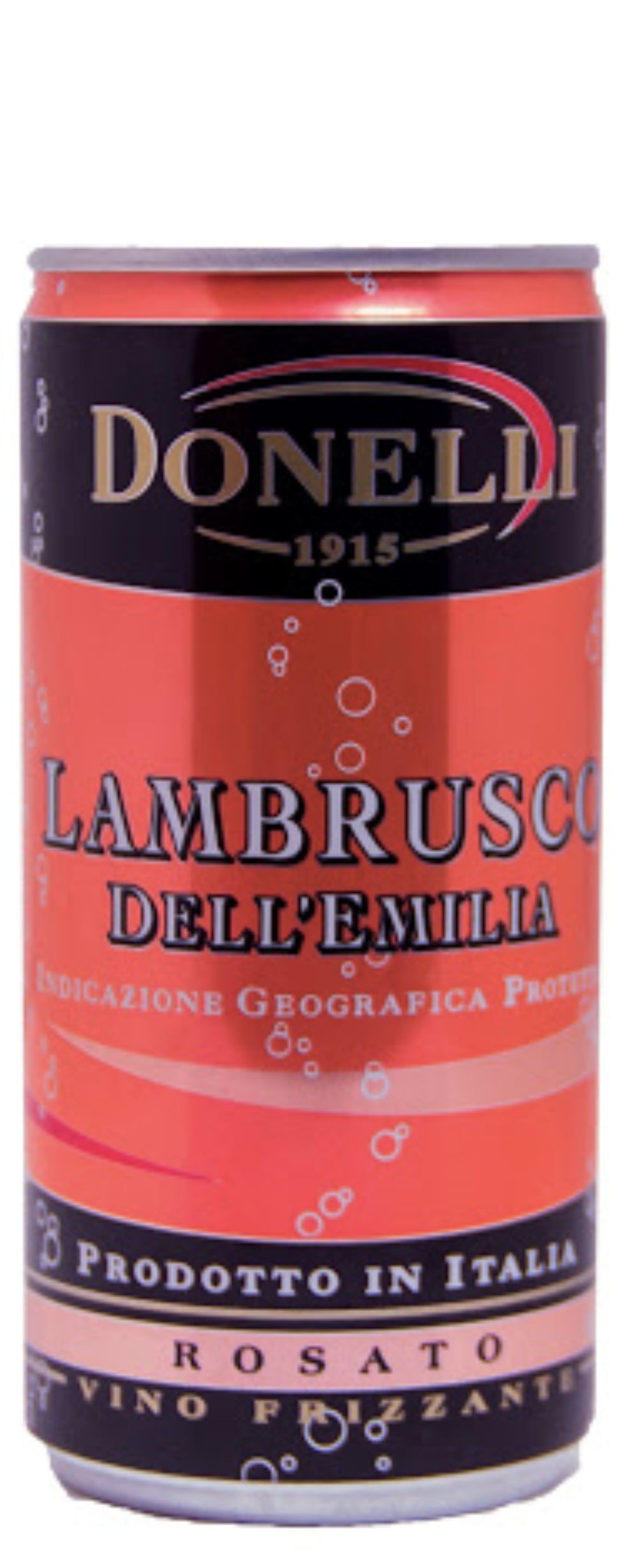 Игристое вино Донелли Ламбруско, розовое полусладкое, 0.2 л