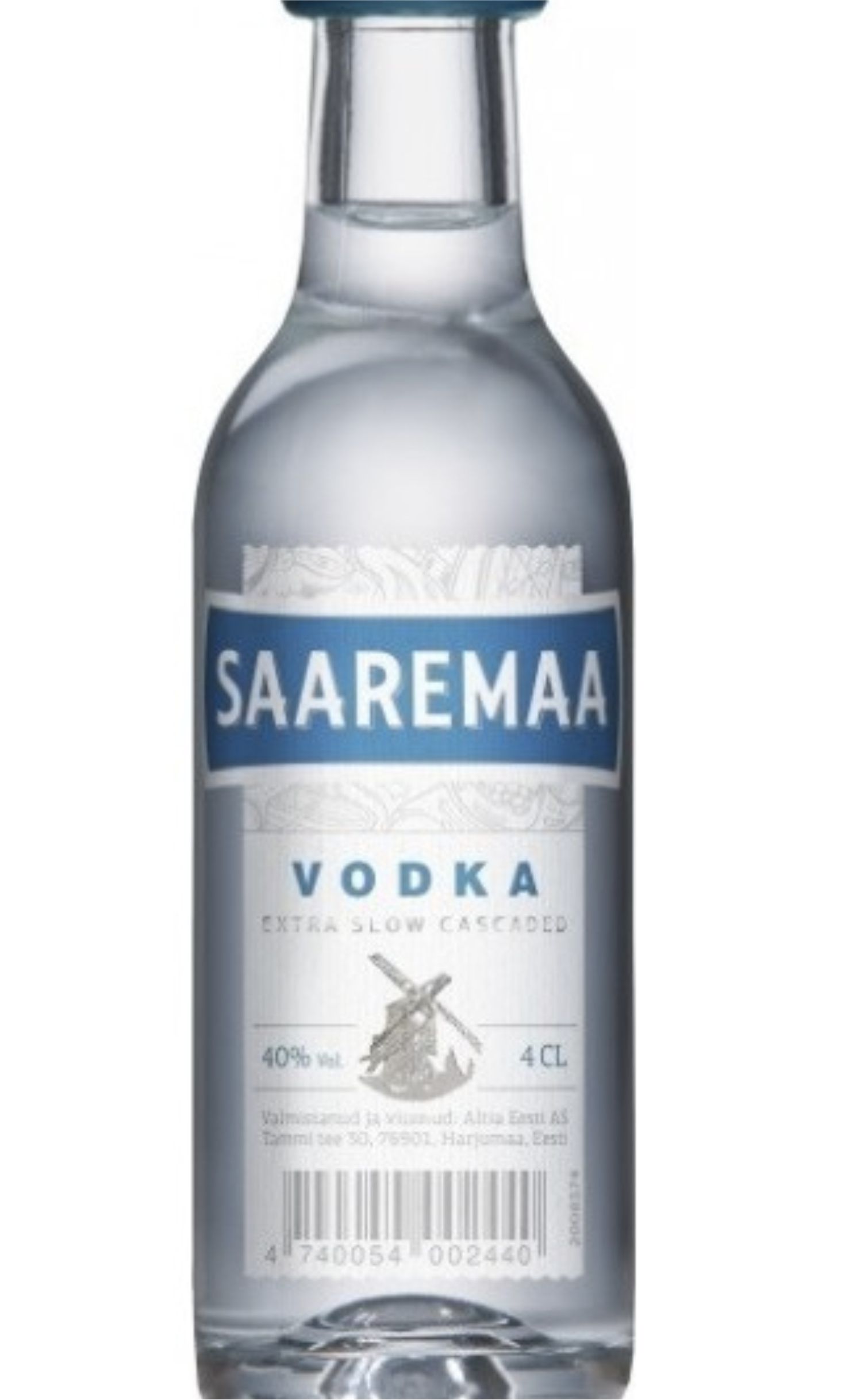 Этикетка Водка Сааремаа, 0,04л
