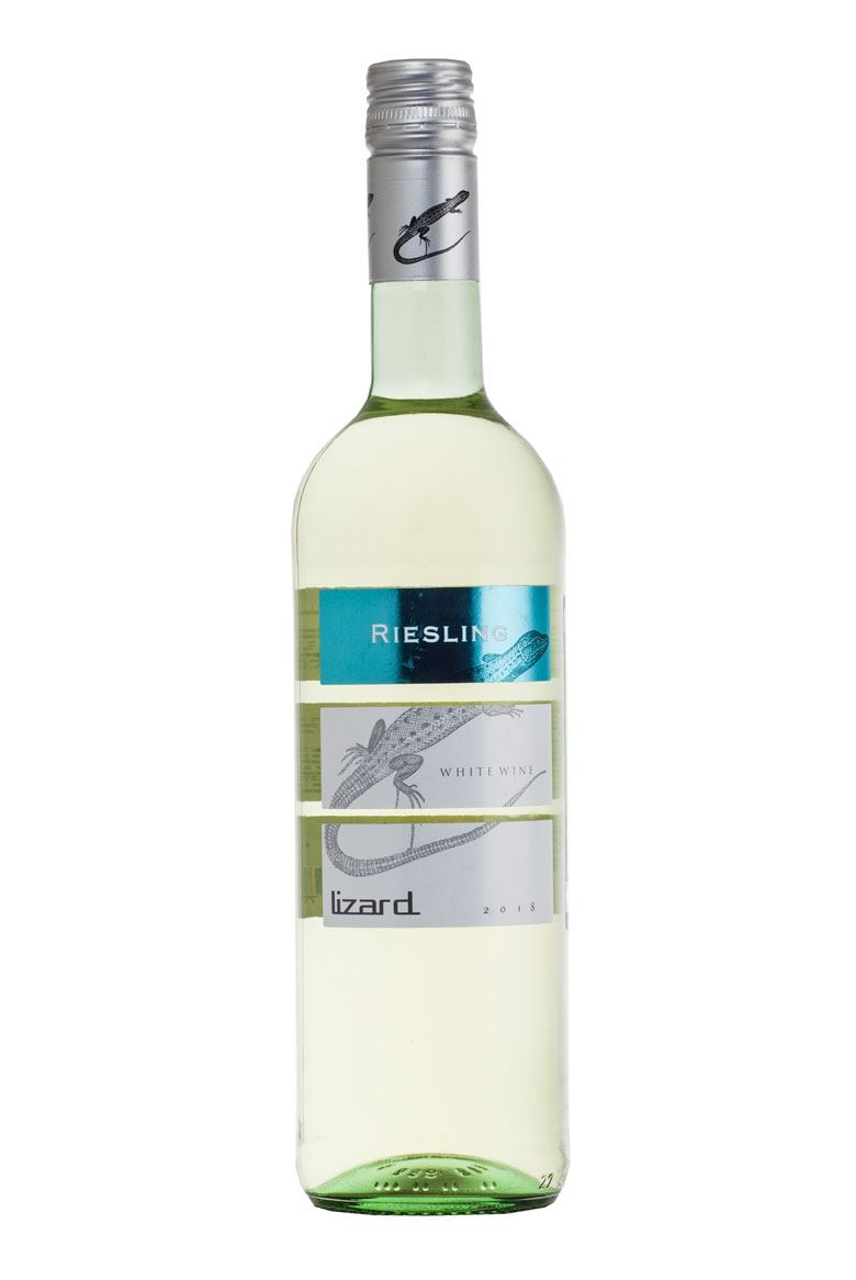 Вино ЛИЗАРД РИСЛИНГ  2020г белое полусладкое сортовое категории Квалитэтсвайн   креп 9%, емк 0.75л.
