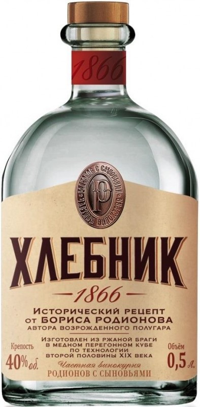 Напиток спиртной  "Хлебник" напиток спиртной 0,5л. 40%