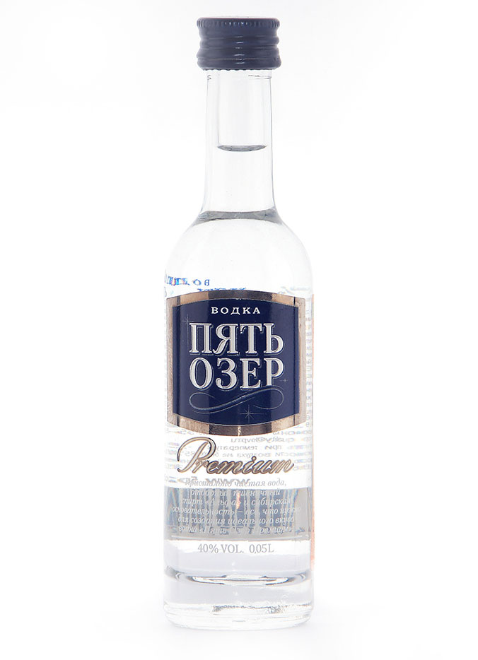 Водка Пять озер Премиум 0,05л