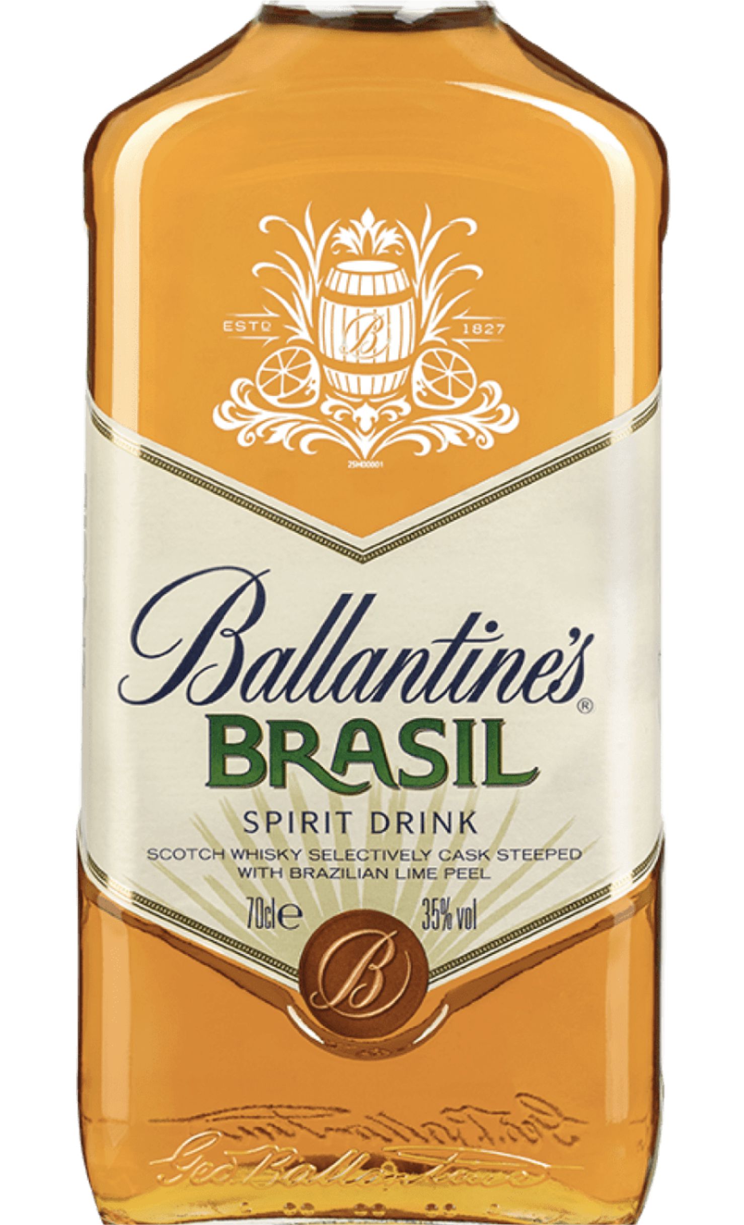 Этикетка Виски Баллантайн'с Бразил Лайм, 0.7 л