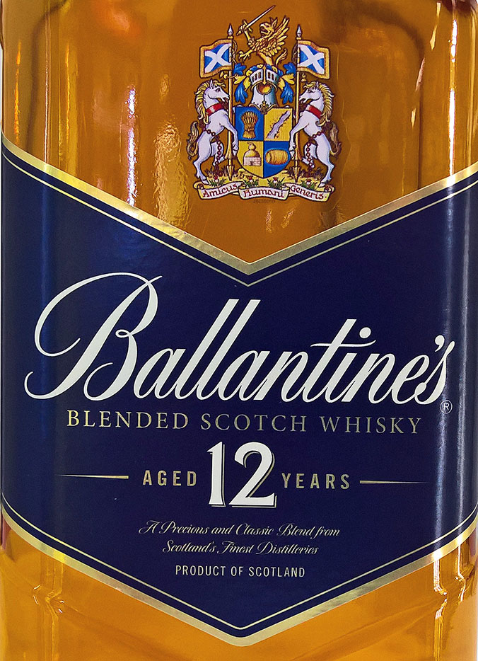 Этикетка Виски Баллантайн'с 12 лет, 0.7 л