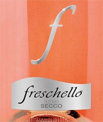 Этикетка Вино игристое жемчужное брют розовое "Фрескелло Фризанте Розато" 2020г креп 10,5%, емк 0,75л