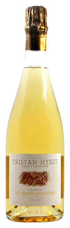 Игристое вино белое экстра брют  "Шампань Тристан Йест Ле Терр Аржилез" 2012г креп  12,5%, емк  0,75 л