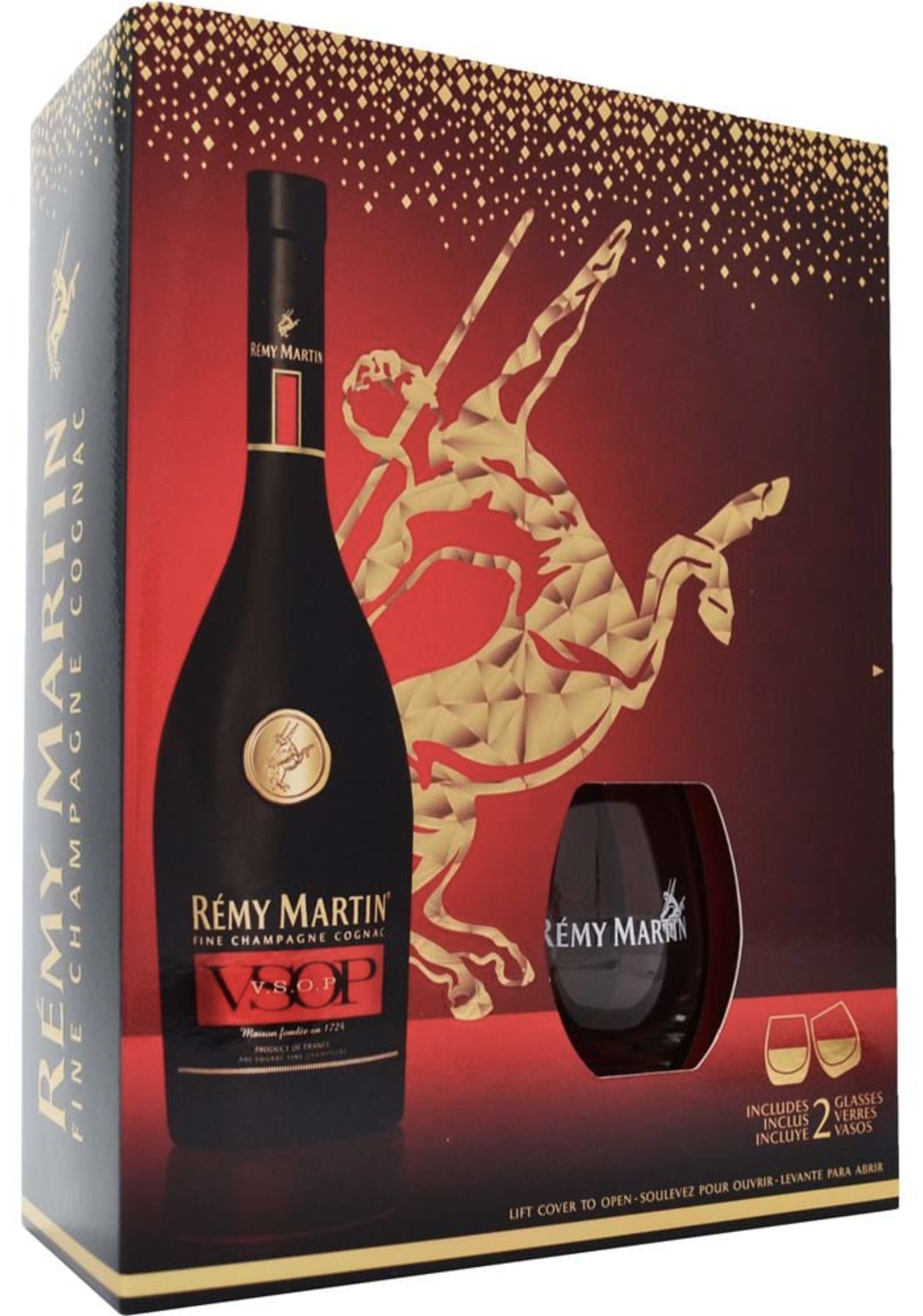 Коньяк Реми Мартен VSOP с 2 бокалами, 0.7 л
