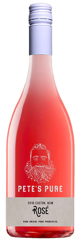Вино ординарное сортовое "Питс Пур Розе" сухое розовое  креп 12%, емк 0,75л