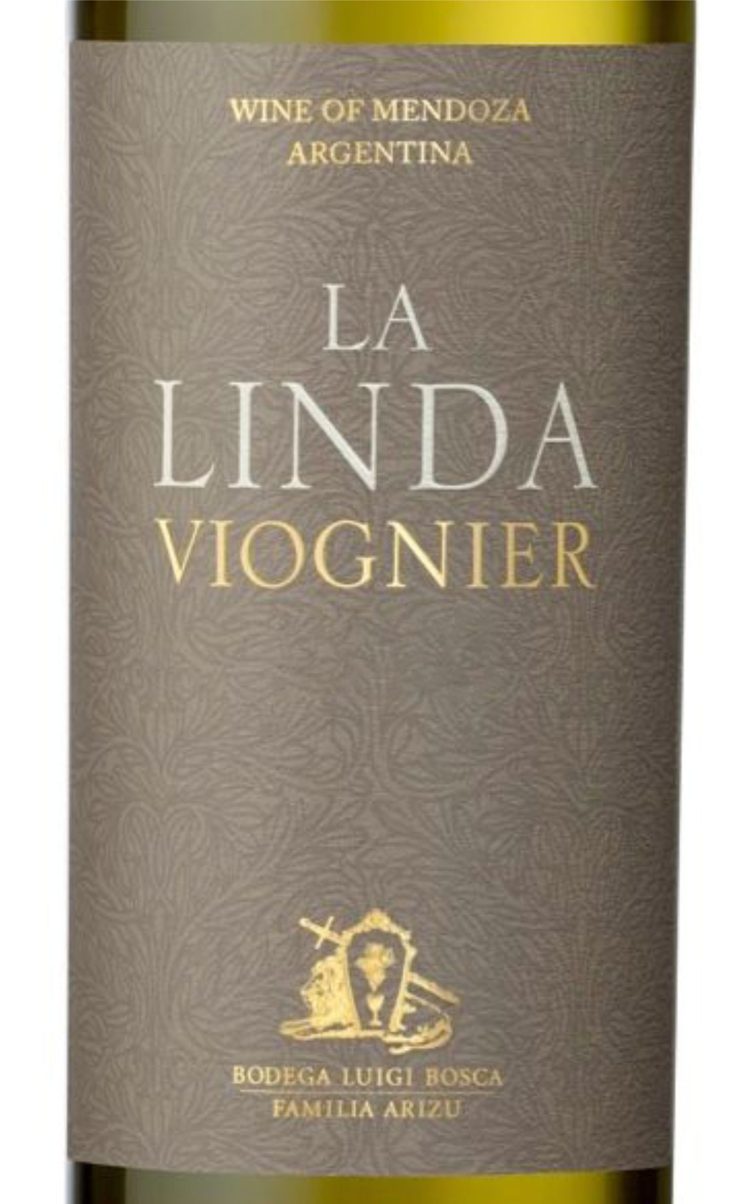 Этикетка Вионье Ла Линда 2016, 0.75 л. белое, сухое