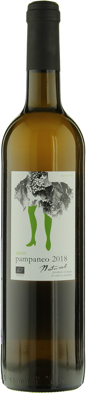 Пампанео Айрэн Натурал столовое сухое белое  2018, 12,5%, 0,75л.Эсенсиа Рурал С.Л., Испания