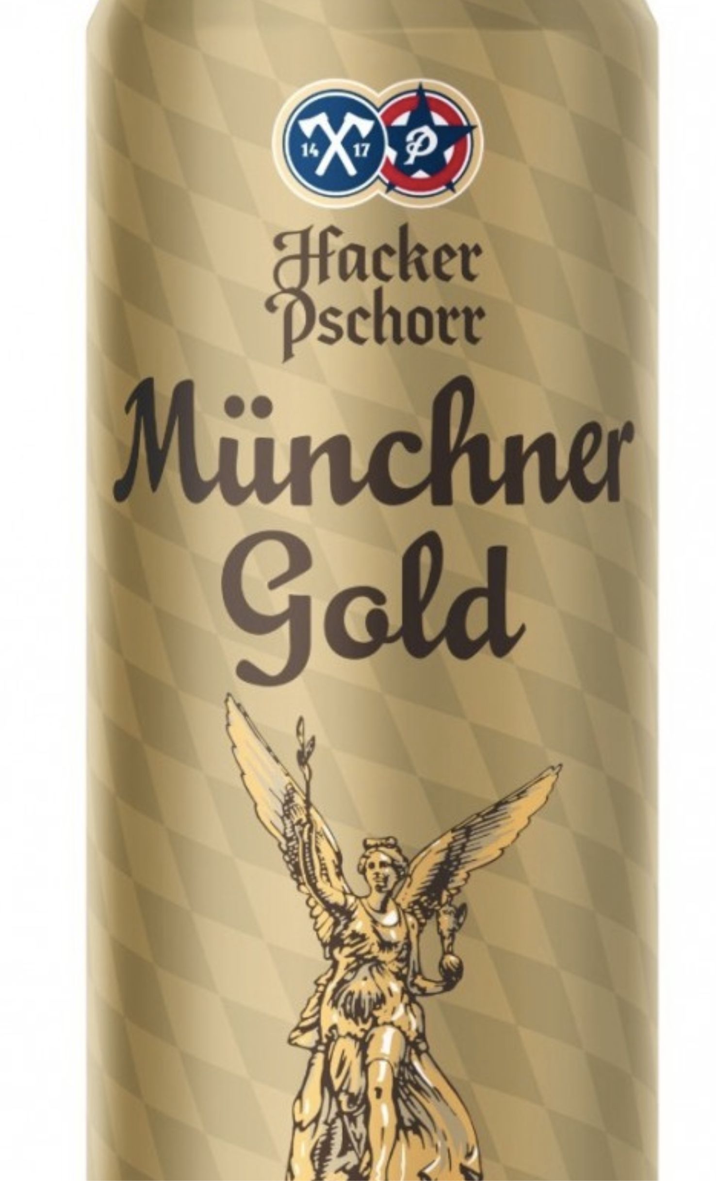 Этикетка Пиво Хакер Пшорр Мюнхенское Золотое, светлое, 0.5 л