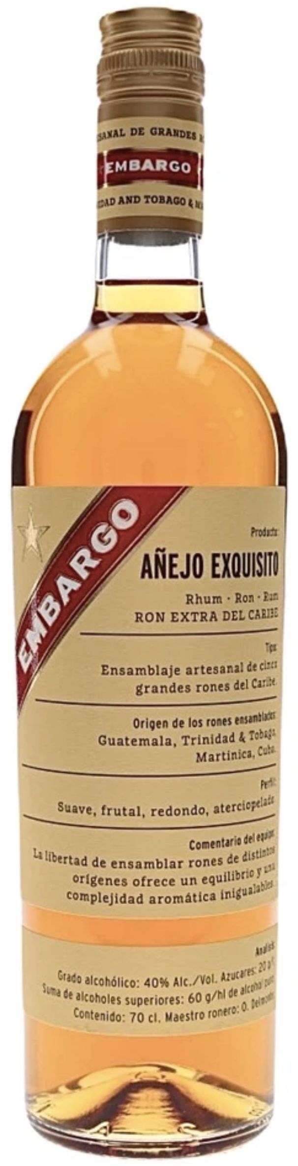 Ром Эмбарго Аньехо Экскисито, 0.7 л