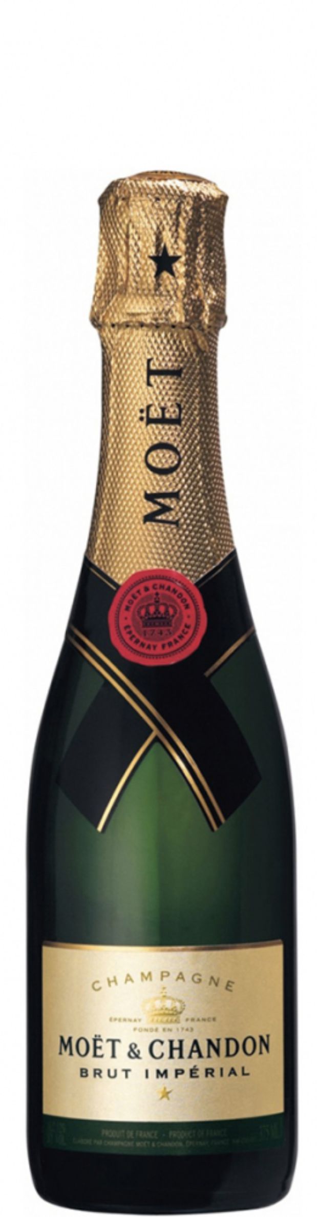 Шампанское Моэт и Шандон Брют Империал, белое брют, 0.375 л