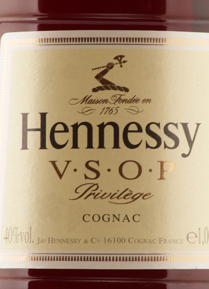 Этикетка Коньяк Хеннесси VSOP 1,0л п/у