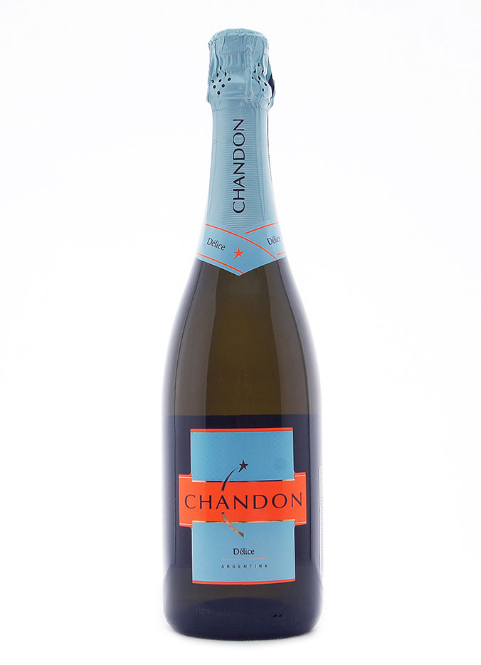 Игристое вино Шандон Делис, белое полусухое, 0.75 л