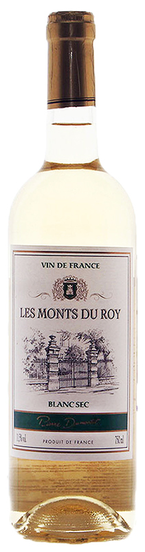 Вино ординарное Ле Мон ду Руа белое сухое,. Пьер Дюмонте креп 11,5%, емк 0,75л