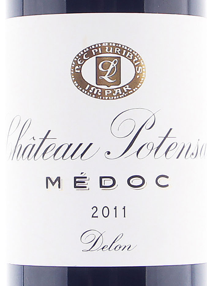 Этикетка Шато Потенсак 2011 красное сухое 0.75л. региона Медок выдержанное 13.5% об.