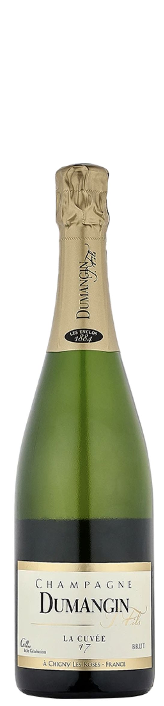 Шампанское Думанжин "Ла Кюве 17", белое брют, 0.375 л