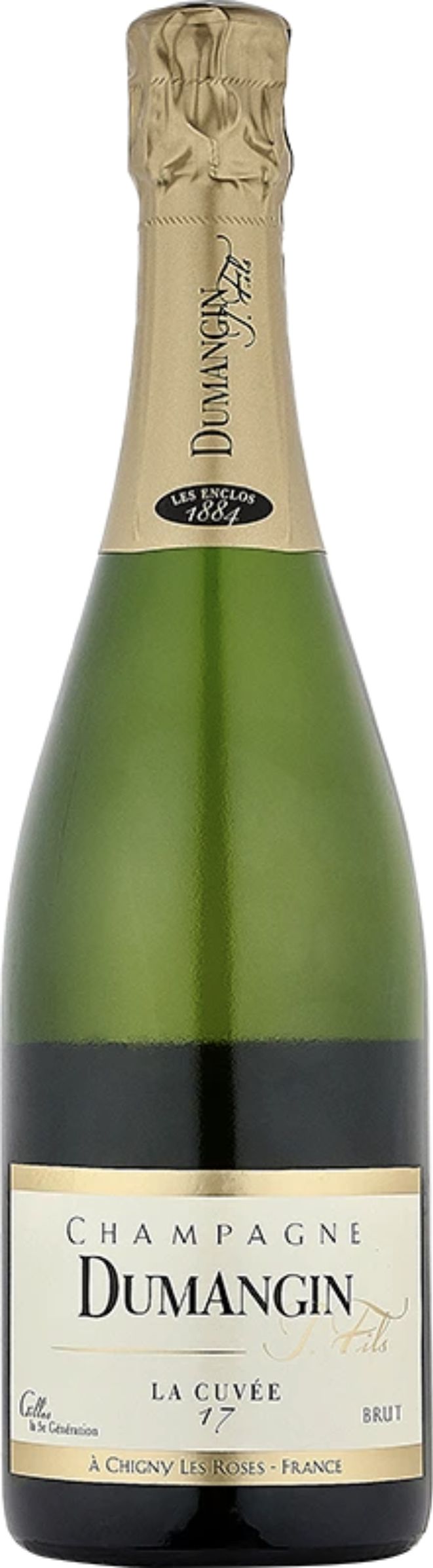 Шампанское Думанжин "Ла Кюве 17", белое брют, 0.75 л