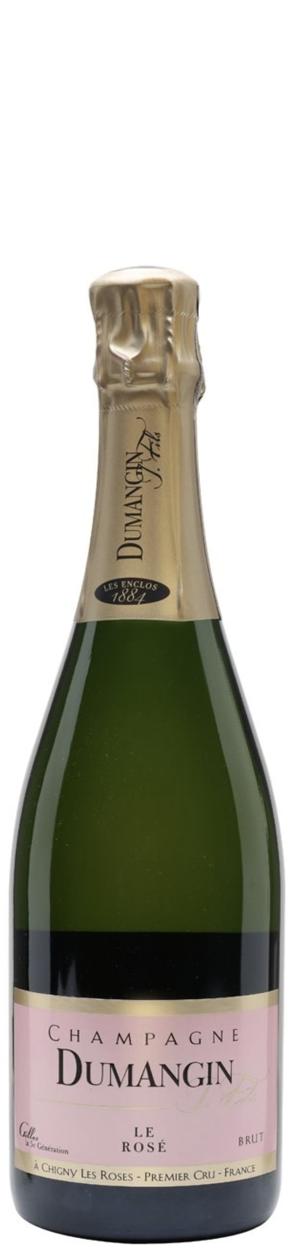 Шампанское Думанжин "Ла Розе", розовое брют, 0.375 л