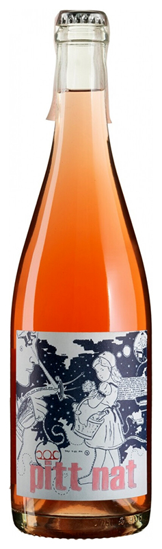 Игристое вино  Питтнауэр "Питт Нат ", розовое сухое, 0.75 л