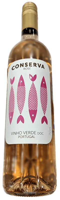 Вино ординарное CONSERVA Vinho Verde Rose / Консерва Винью Верде 2021г  розовое полусухое креп 9,5%, емк  0,75л