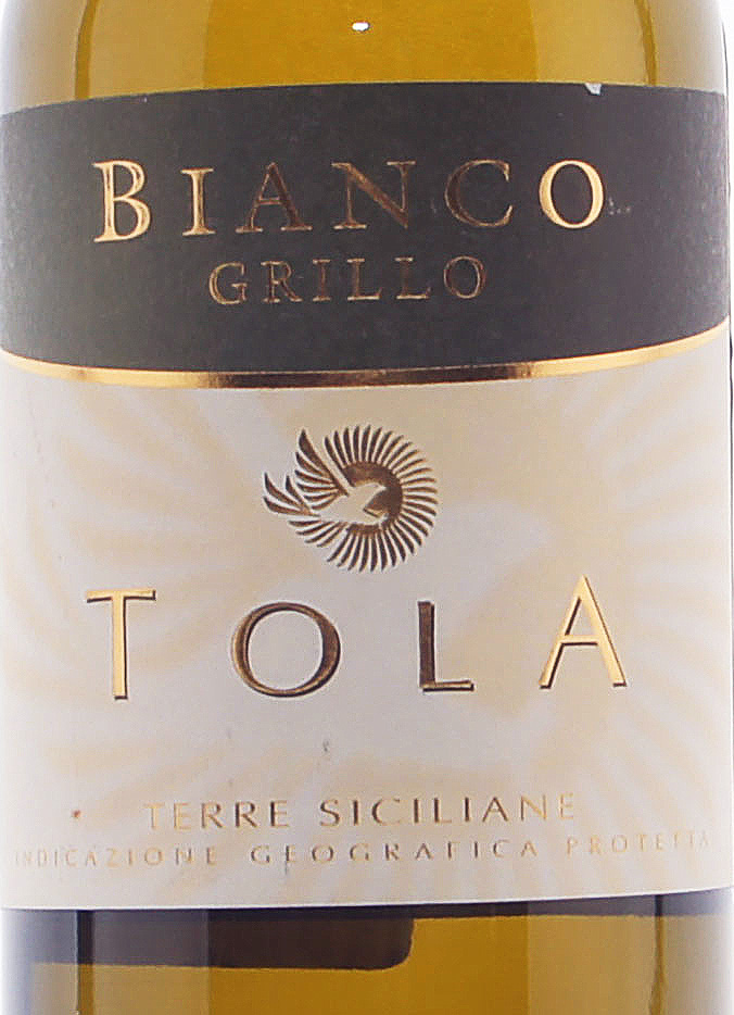 Этикетка Грилло классик Тола 2013 г. белое сухое  0,75 л.